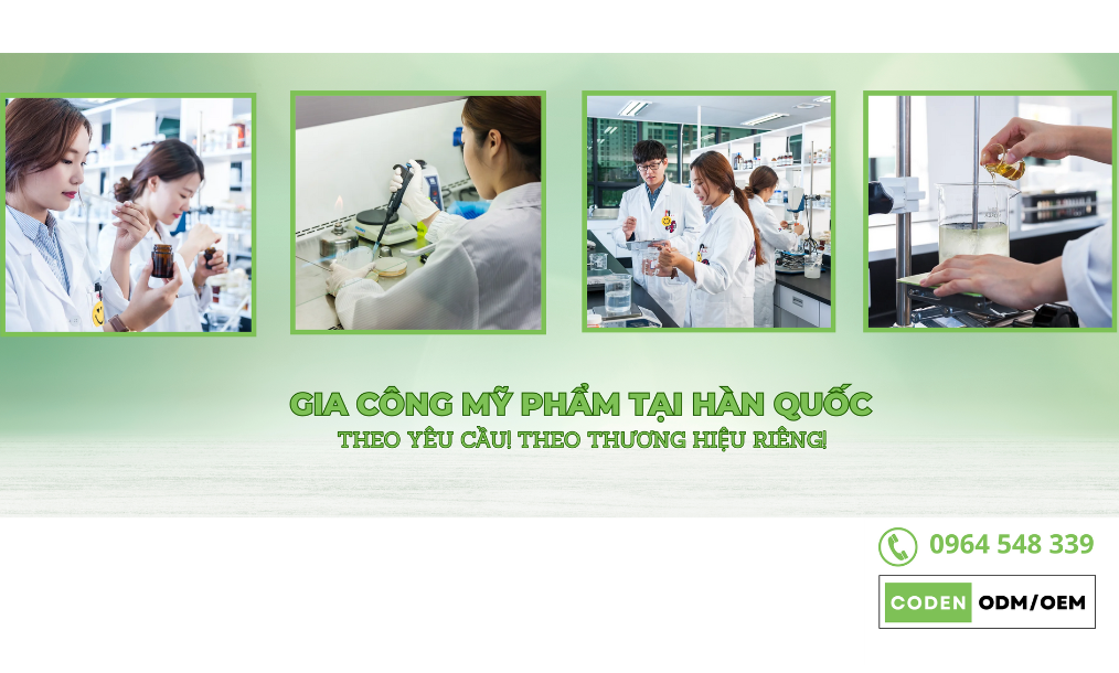 Công ty gia công mỹ phẩm Hàn Quốc uy tín tại Việt Nam
