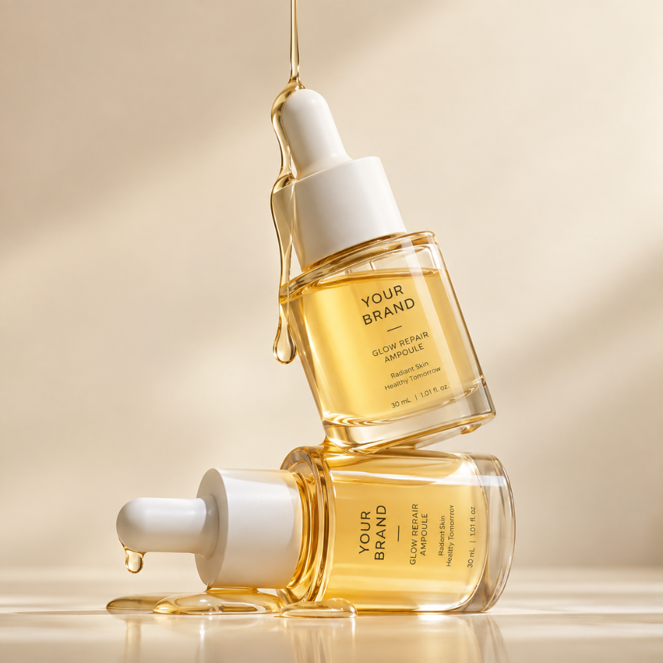 Xu hướng mỹ phẩm 2026 với serum cream mask và skincare